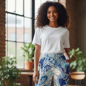 Ralph Lauren Sport Paisley Print Capri Pants